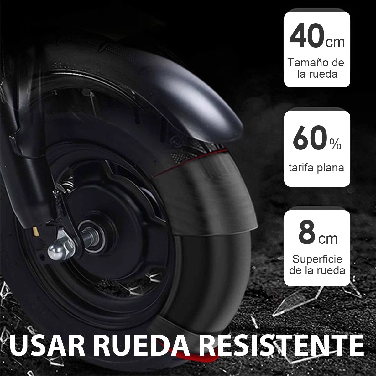 Bicicleta Electrica de tres ruedas Autonomía 40km Mascota Mayores Y Ninos. Triciclo funcional