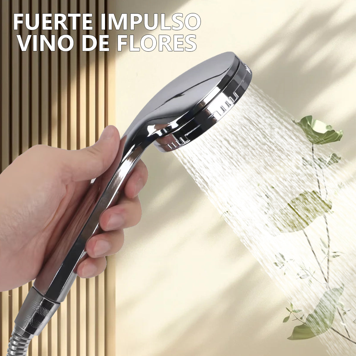 Ducha De Lluvia De Alta Presión Regadera Redonda Baño Cabeza De Ducha Restsuko Bici