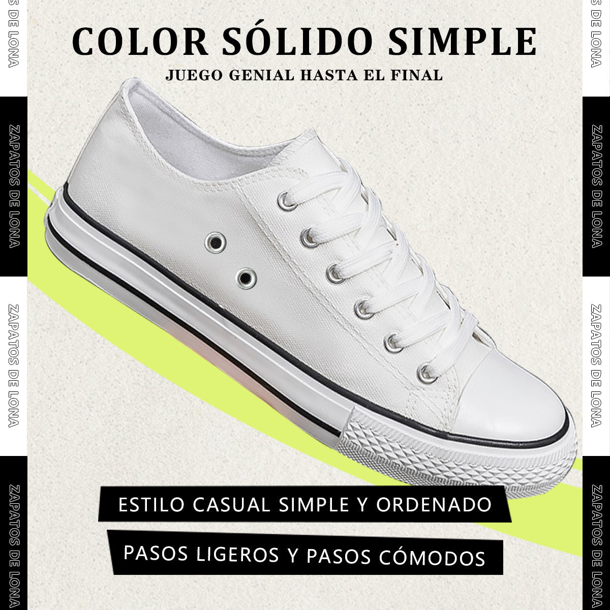 Zapatos Lona Tenis Hombre Deportivos Calzado Alta Calidad Facil De Lavar Restsuko Bici