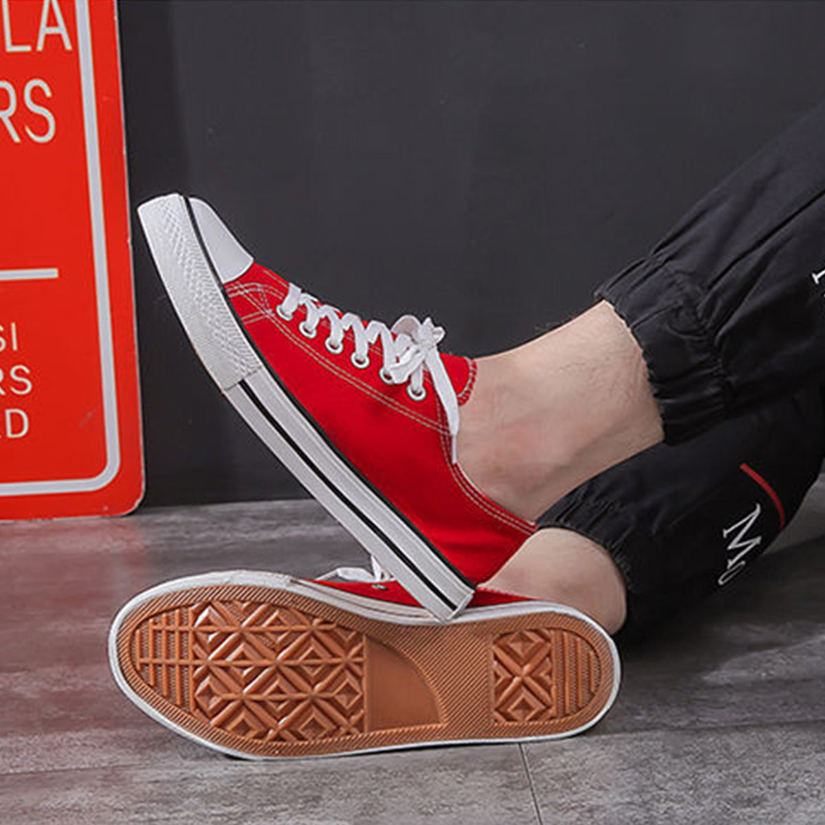 Zapatos Lona Tenis Hombre Deportivos Calzado Alta Calidad Facil De Lavar Restsuko Bici