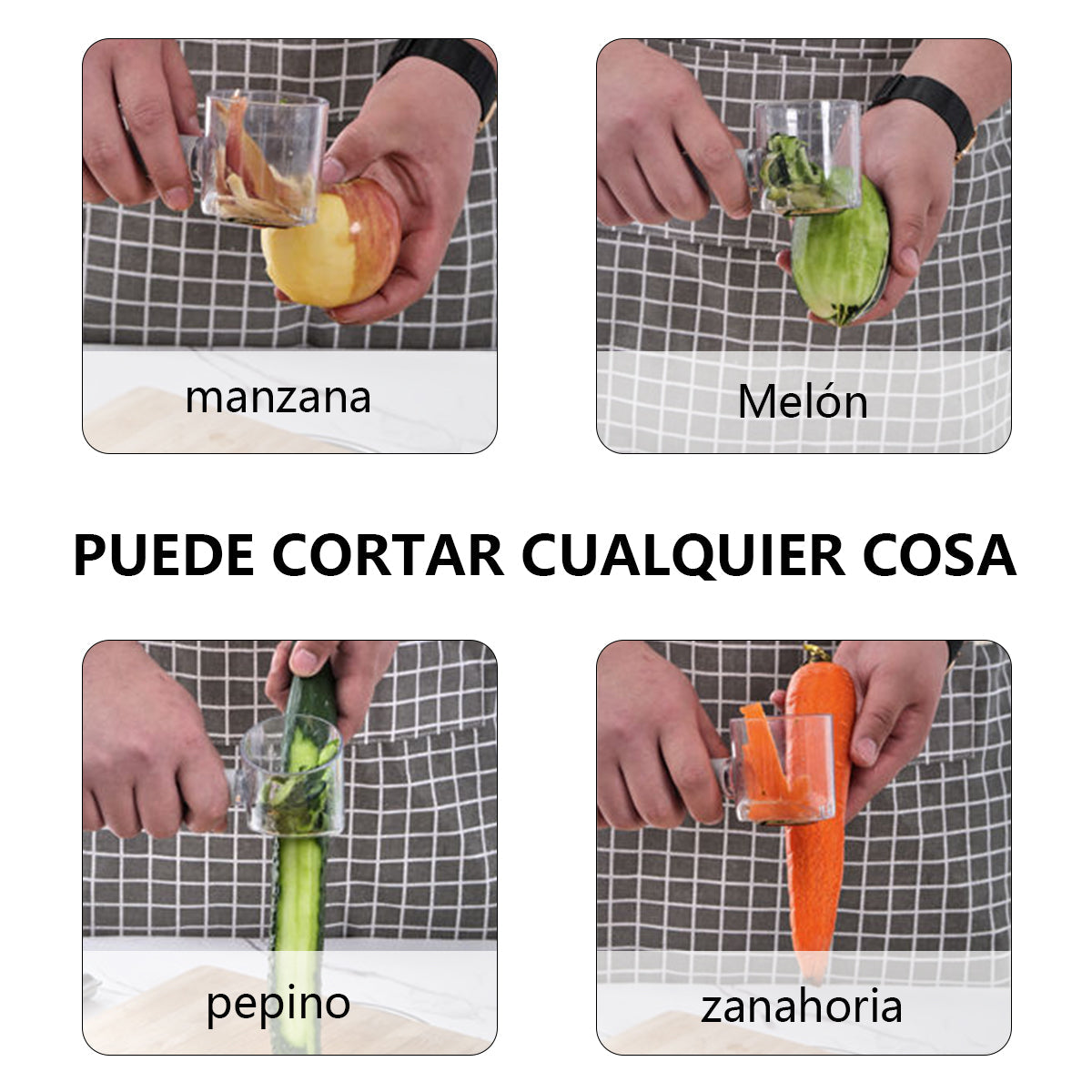 Pelador De Frutas Y Verduras Pelapapas Pelador De Manzanas Y Verdura Cortador Espiral Restsuko Bici