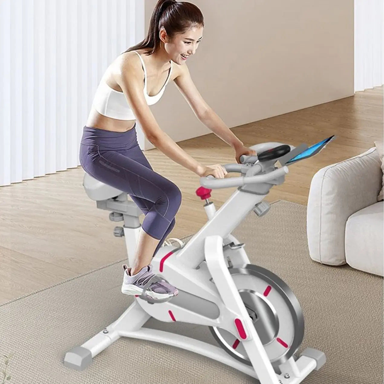 Bicicleta de Ejercicio Grande Fija Deportiva Spinning Restsuko