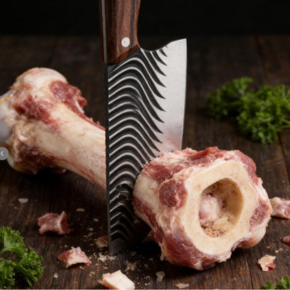 Cuchillo De Cocina Profesional Pesado De Hueso con Diseño Único para Carnes y Verduras Cuchillo de Carnicero