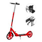 Patin Scooter con Freno De Mano Plegable Ajustable para Niños y Adultos Color Rosa Color Rojo