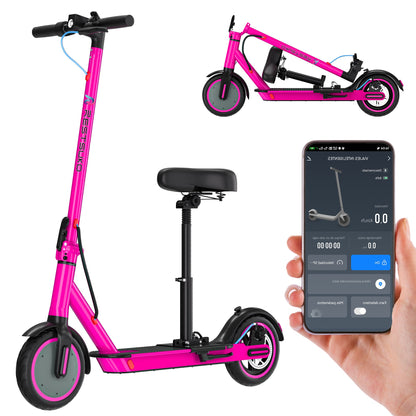 Título：Patineta Eléctrica Plegable Inteligente | Diseño Trendy + Control APP, la Reina de Desplazamientos Cortos Restsuko