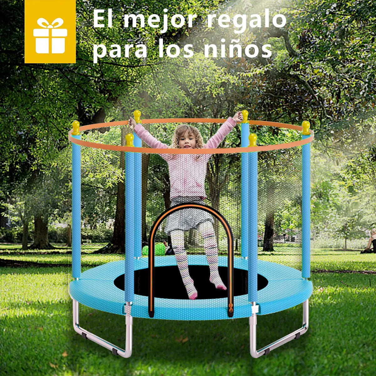 Trampolín Diámetro 150cm Ninos Infantil Juguetes Regalos Tres Águila