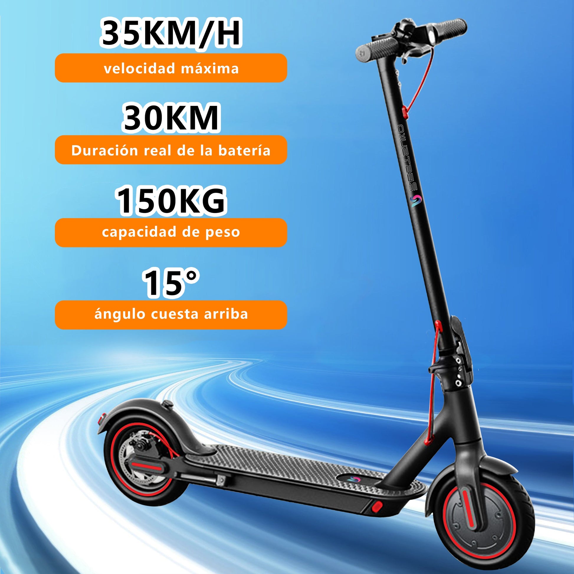 Scooter Eléctrico Restsuko con Asiento 35 Km/h Plegable Restsuko