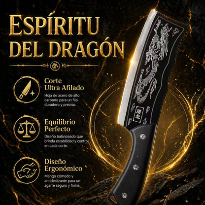 Cuchillo De Cocina Profesional Pesado De Hueso con Diseño Único para Carnes y Verduras Cuchillo de Carnicero