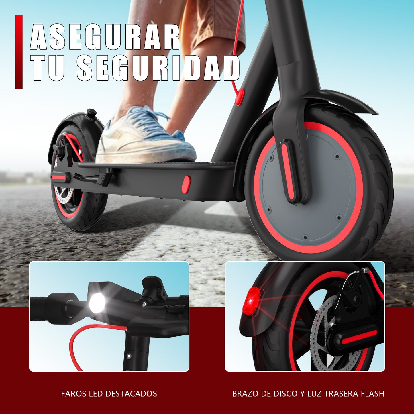 Título：Patineta Eléctrica Plegable Inteligente | Diseño Trendy + Control APP, la Reina de Desplazamientos Cortos Restsuko