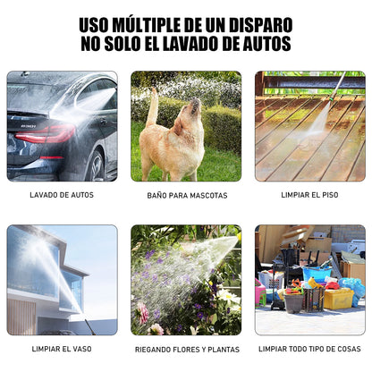 Pistola de agua Para Lavado de Autos Portatil Hidrolavadora Funcional para lavar carro