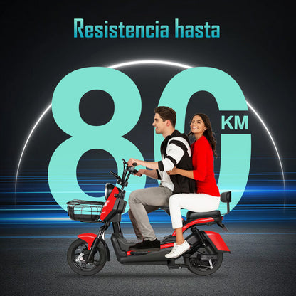 Motobici Electrica 50km/h Potente Autonomia Real 80km con 900w