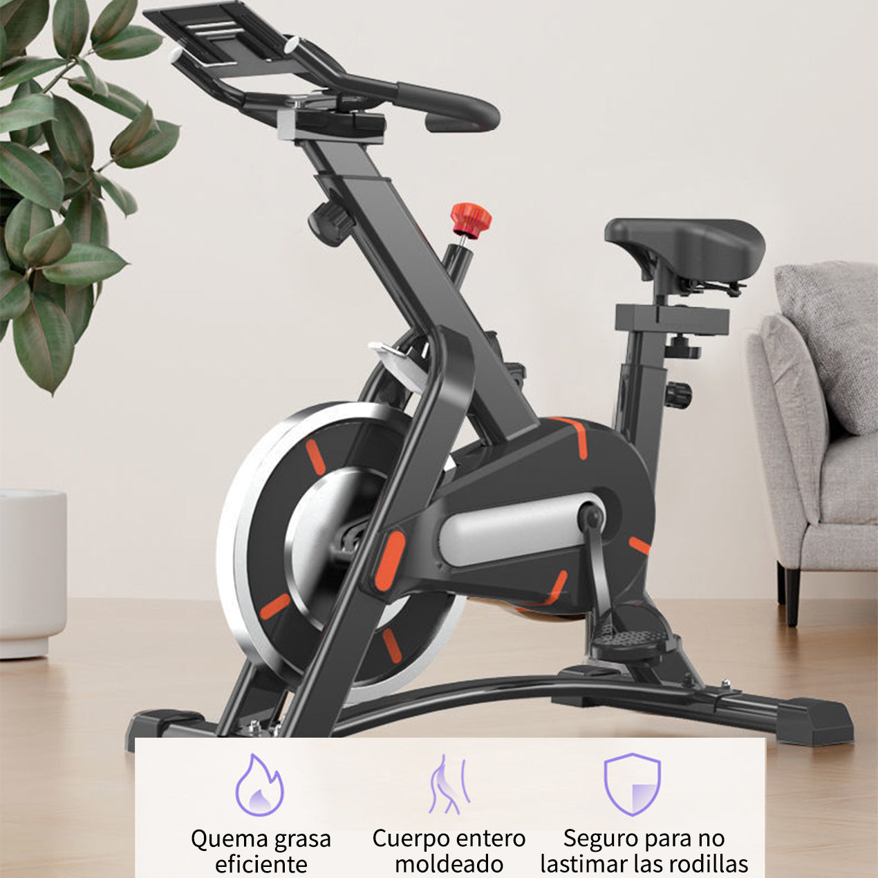 Bicicleta de Ejercicio Grande Fija Deportiva Spinning