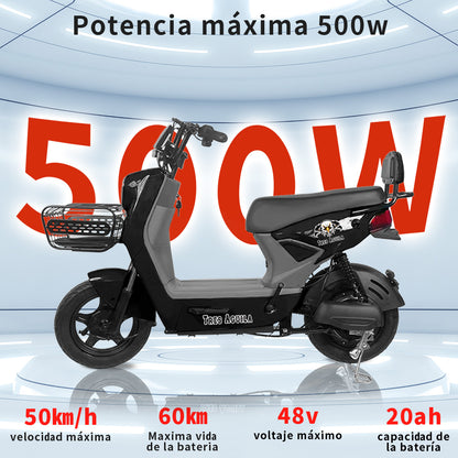 Bicicleta Eléctrica 55km/h Autonomía 80km Real Uber Eats 900W