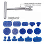 Kit de Reparación de Abolladuras para Coche en Forma de T de Aluminio 18 piezas con 18 Espaciadores Herramienta Manual profesional sin Pintura para Carrocería y Pequeñas Abolladuras por Granizo