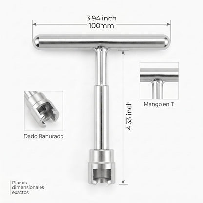 Kit de Reparación de Abolladuras para Coche en Forma de T de Aluminio 18 piezas con 18 Espaciadores Herramienta Manual profesional sin Pintura para Carrocería y Pequeñas Abolladuras por Granizo